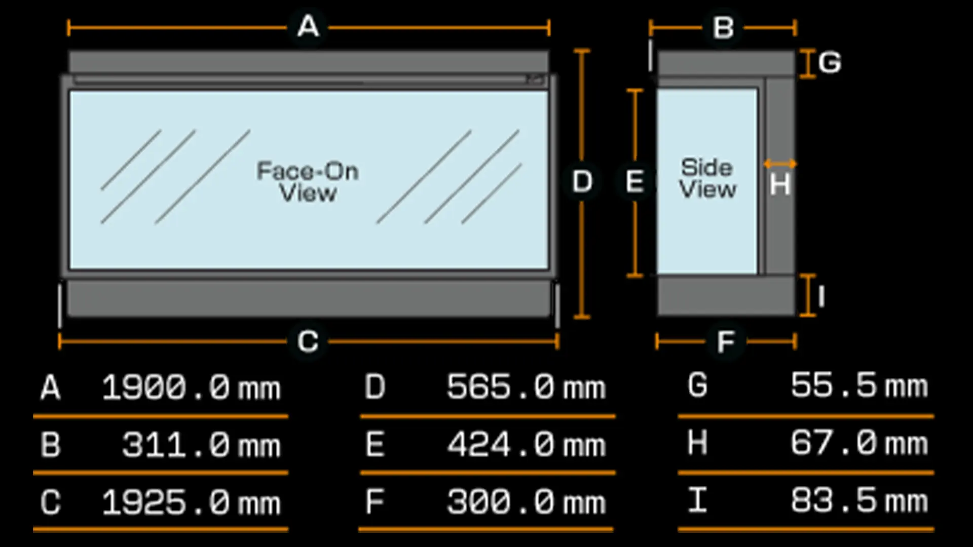 Sizing Table and Dimensions