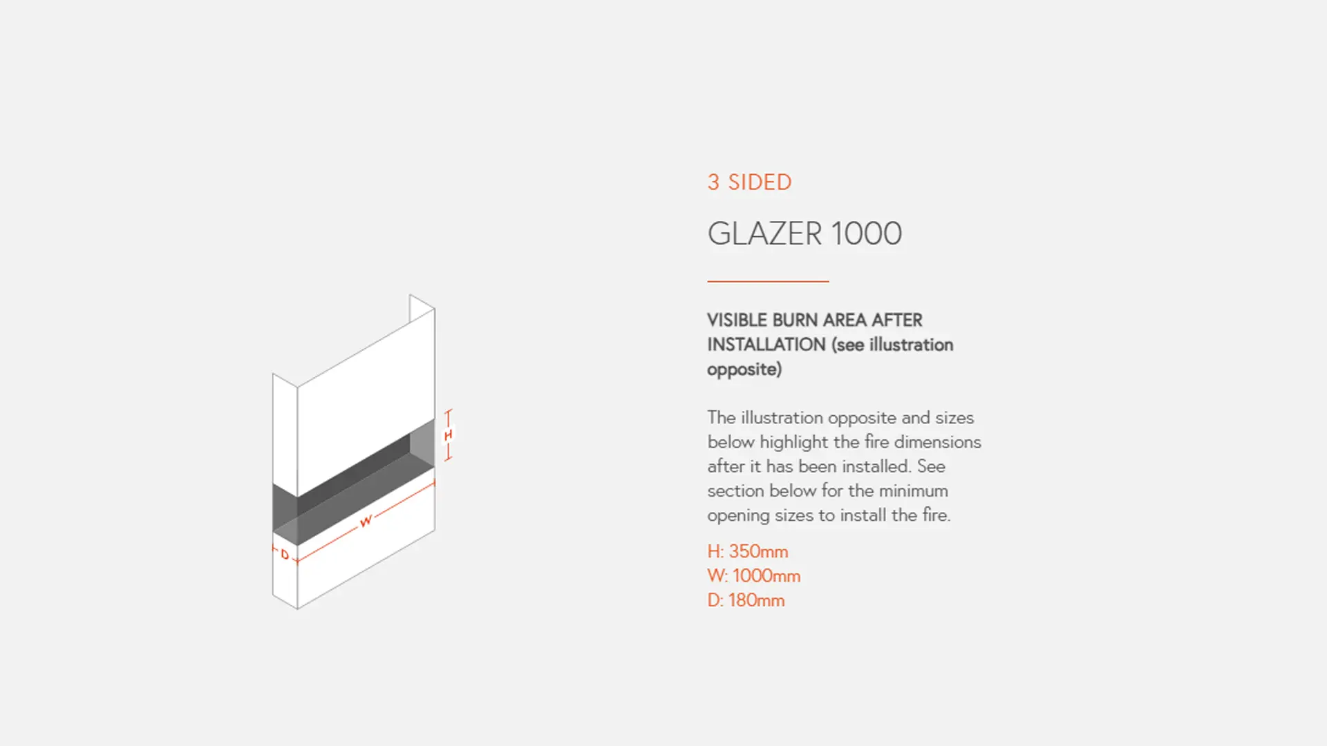 Sizing Table and Dimensions