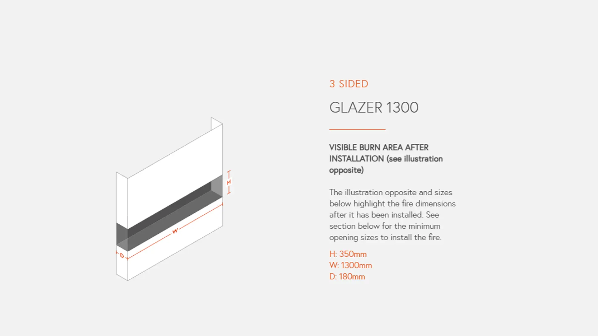 Sizing Table and Dimensions