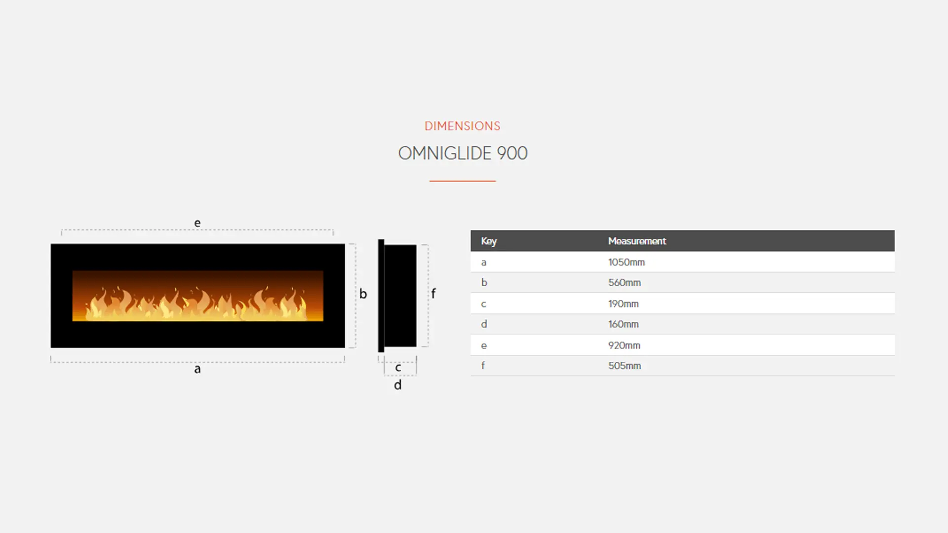 Sizing Table and Dimensions