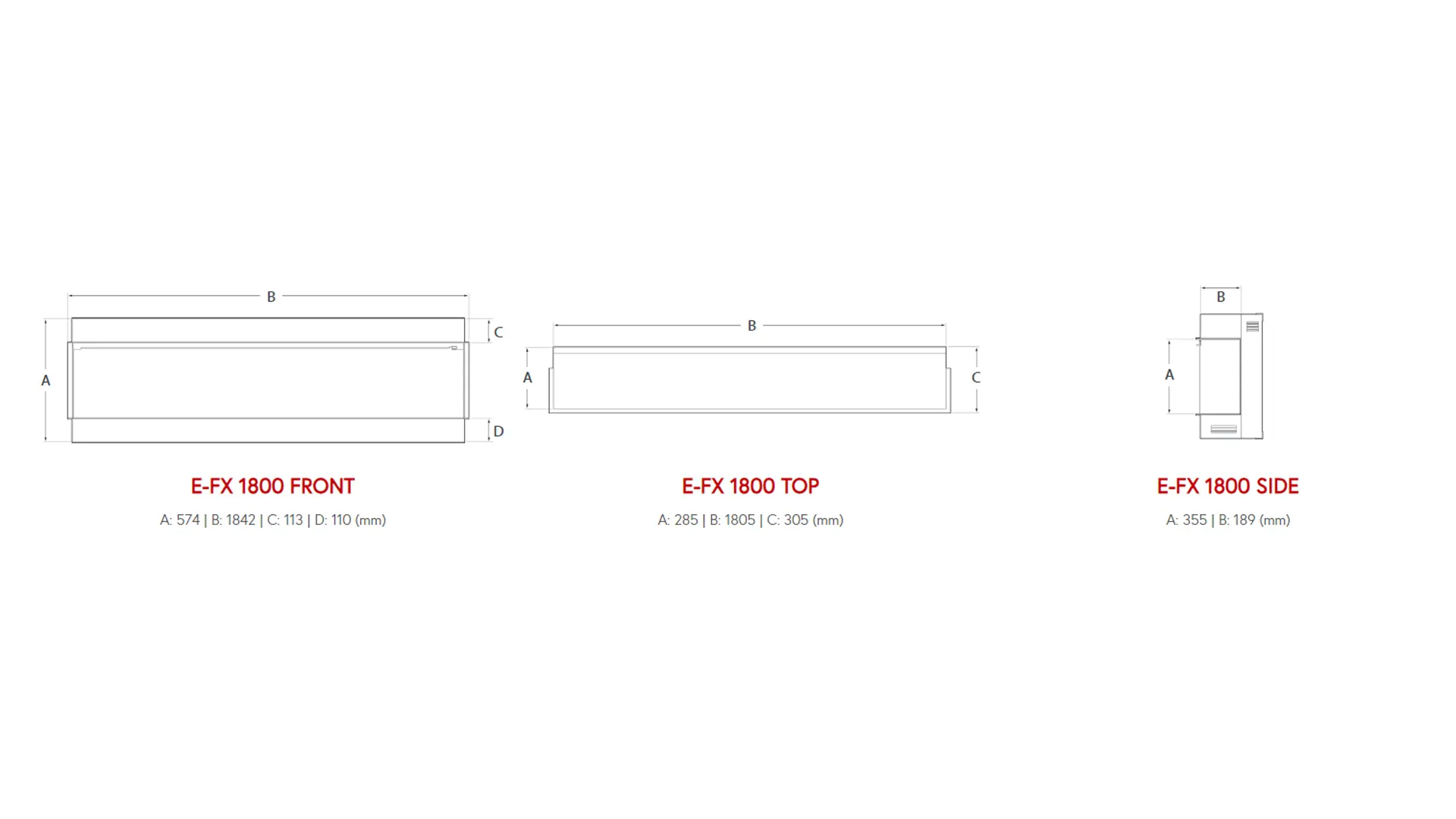 Sizing Table and Dimensions