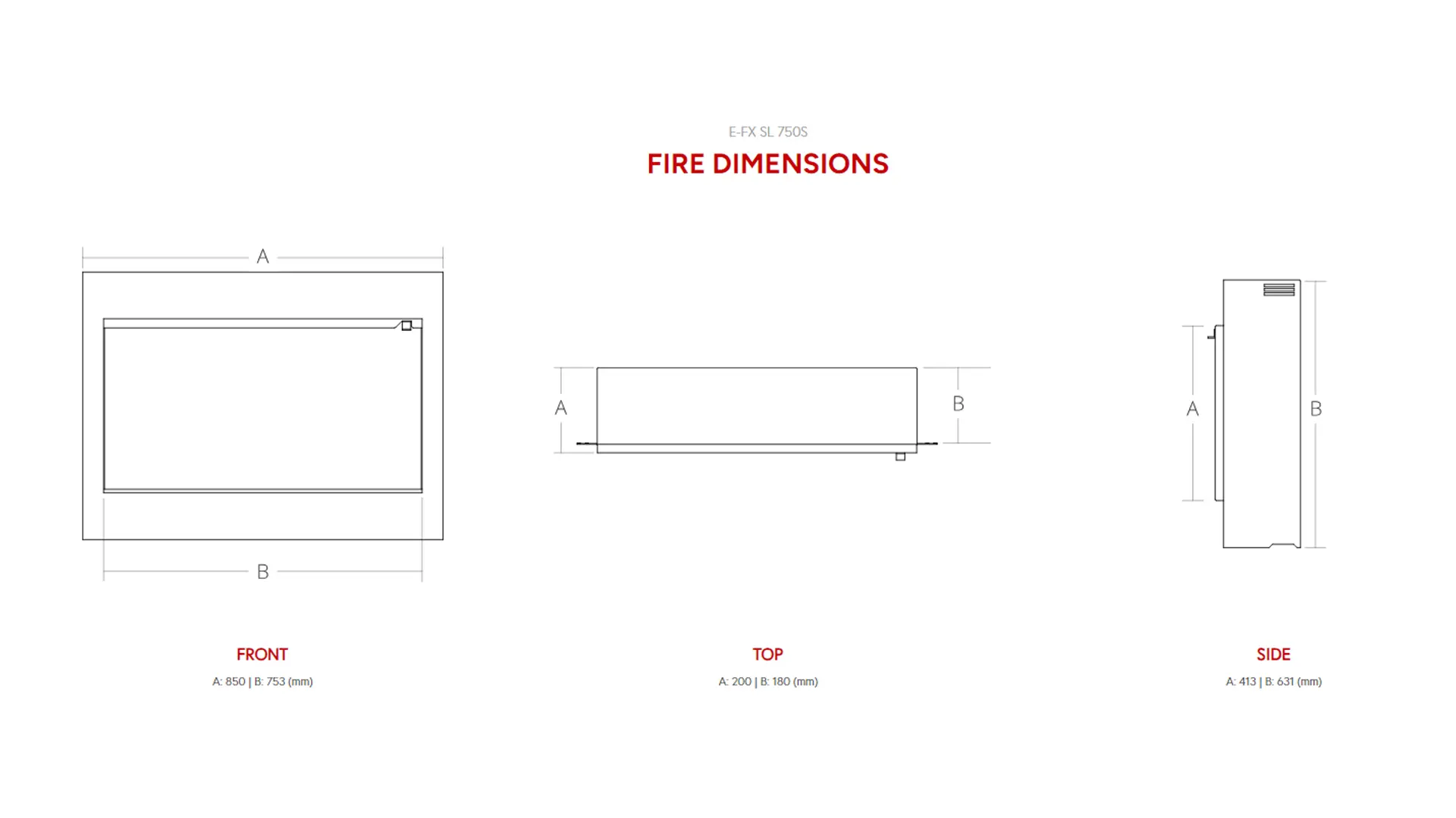 Sizing Table and Dimensions