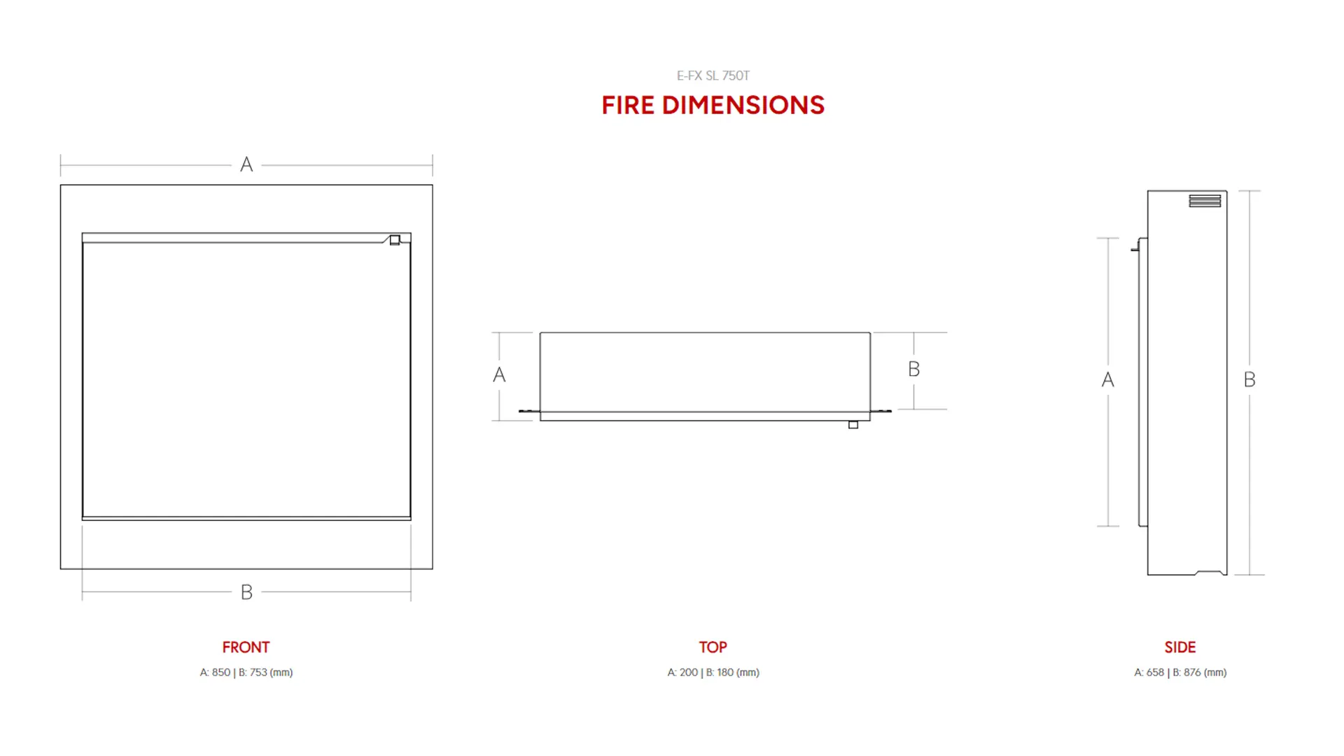 Sizing Table and Dimensions