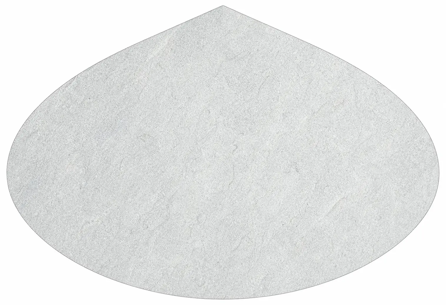 Tear Drop in Bateig Azul Honed Limestone