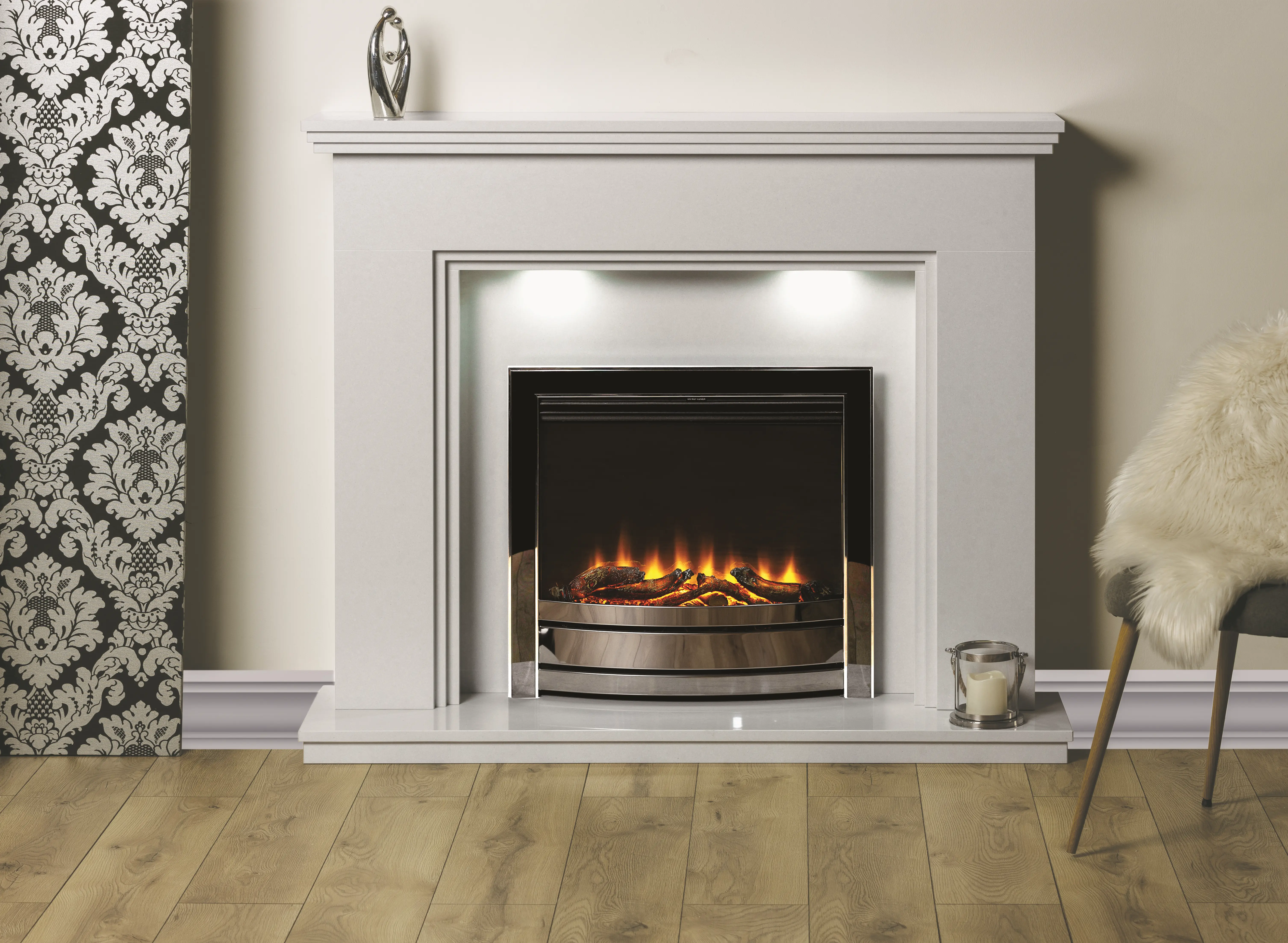 Yorkshire with Sahara 22" Electric Fire